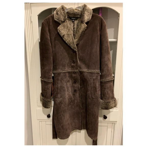 Heavy Suede Coat - Picture 1 of 7